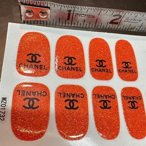 Halloween Full Wraps Nail Glitter Stickers Cute monogram Printed - Picture 8 of 15